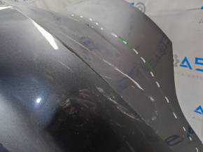 Bare rear bumper VW Jetta 15-18 USA graphite LD7X, scratches, pressed, broken mount