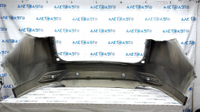 Rear bumper bare Mazda CX-9 16- without parking sensors, white, dented