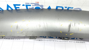 Lower front bumper trim Jeep Cherokee KL 19-21 silver, broken fasteners, scratches, crack