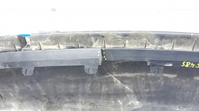 Bare front bumper lower part Jeep Cherokee KL 19-21 under the lining, cracked, broken fastener, structure