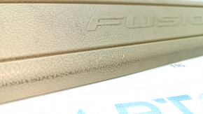 Door sill trim front left Ford Fusion mk5 13-20 beige, worn