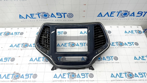 Frame of radio with air ducts Jeep Cherokee KL 19 - for large display, scratches