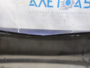 Rear bumper bare Hyundai Elantra UD 11-13 prerest, blue S7U, scratches, painted, pressed