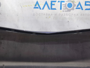 Rear bumper bare Hyundai Elantra UD 11-13 prerest, blue S7U, scratches, painted, pressed