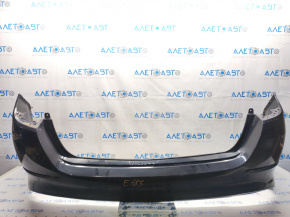 Bare rear bumper Kia Optima 14-15 rest, black ABP, painted, scratches, pressed, broken mount