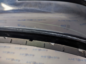 Bare rear bumper Kia Optima 14-15 rest, black ABP, painted, scratches, pressed, broken mount