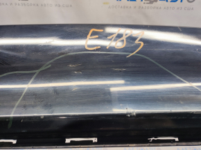 Bare rear bumper Kia Optima 14-15 rest, black ABP, painted, scratches, pressed, broken mount
