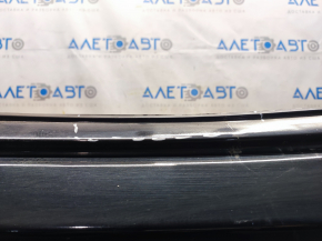 Bare rear bumper Kia Optima 14-15 rest, black ABP, painted, scratches, pressed, broken mount
