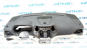 Torpedo front panel with AIRBAG Jeep Cherokee KL 19-21 black with gray, for cleaning