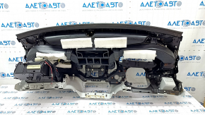 Torpedo front panel with AIRBAG Jeep Cherokee KL 19-21 black with gray, for cleaning