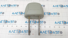 Headrest rear right Jeep Cherokee KL 14 - gray leather, dry-cleanable, rusty guides