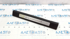 Door sill trim front left Ford Fusion mk5 13-20 black, with chrome trim, worn