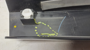 Center pillar trim outer right VW Jetta 11-18 USA plastic, scratches, abrasions, broken mount