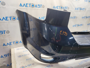 Bare rear bumper Dodge Journey 14-20 Crossroad, blue PPS, scratches, small bumps