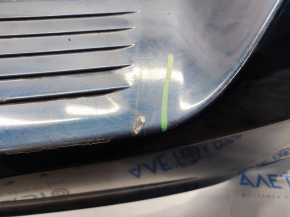 Bare rear bumper Dodge Journey 14-20 Crossroad, blue PPS, scratches, small bumps