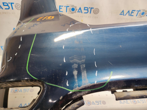 Bare rear bumper Dodge Journey 14-20 Crossroad, blue PPS, scratches, small bumps