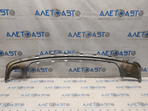 Dodge Journey 14-20 Crossroad rear bumper lip trim chrome for 1 exhaust, scratches, peeled chrome