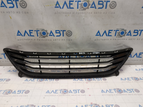Lower grille front bumper assembly Hyundai Elantra UD 11-13 dorest chrome, sand