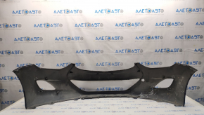 Front bumper bare Hyundai Elantra UD 11-13 prerest, blue S7U, scratches, tears, torn, broken fasteners