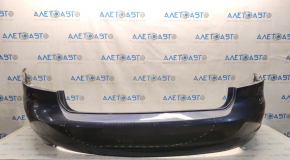 Bare rear bumper VW Passat b7 12-15 USA, blue LH5X, scratches, pressed, cracks