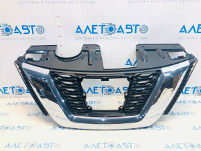 Radiator grill grill Nissan Rogue 17- under camera, under radar, under square emblem, japan built without emblem