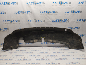 Rear bumper bare lower part Jeep Compass 11-16 structure, scratches, non-factory holes, crack in fastening