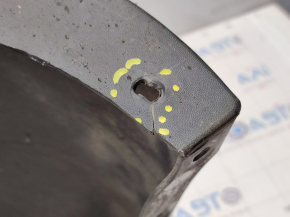Rear bumper bare lower part Jeep Compass 11-16 structure, scratches, non-factory holes, crack in fastening