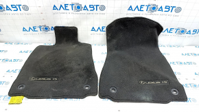 Set of floor mats for Lexus IS 14-20 black, for dry cleaning