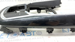 Mazda CX-9 16 center console trim - gloss black, chrome, scratches