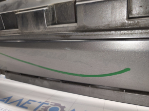 Rear bumper bare upper part Jeep Compass 11-16 graphite PDM, scratches, broken mount