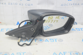 Side mirror right VW Passat b7 12-15 USA type as b7 6 pins, graphite, turn signal