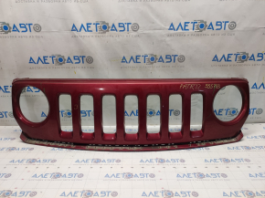 Radiator grill grill Jeep Patriot 11-17 red, sand, small pokes