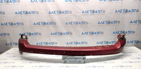 Bumper front bare upper Jeep Patriot 11-17 red PRP, scratches, non-factory holes