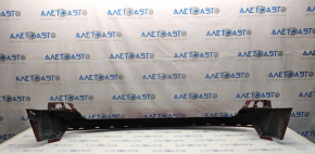 Bumper front bare upper Jeep Patriot 11-17 red PRP, scratches, non-factory holes