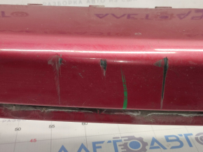 Bumper front bare upper Jeep Patriot 11-17 red PRP, scratches, non-factory holes