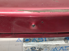 Bumper front bare upper Jeep Patriot 11-17 red PRP, scratches, non-factory holes