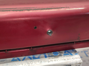 Bumper front bare upper Jeep Patriot 11-17 red PRP, scratches, non-factory holes