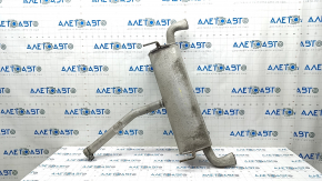 Muffler rear with barrel Jeep Cherokee KL 19-22 2.0T FWD 2 pipes