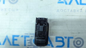 Rear left window lift control for VW Passat B7 12-15 USA, black with chrome, automatic, with black trim