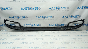 Ford Fusion mk5 13-18 rear bumper trim for 2 pipes, black gloss