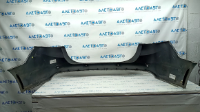 Rear bumper bare Ford Fusion mk5 13-18 for parking sensors, silver, scratches