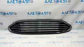Grill radiator grill assembly with frame Ford Fusion mk5 17-18 chrome, sand, broken fasteners, fractures, cracks