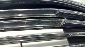 Grill radiator grill assembly with frame Ford Fusion mk5 17-18 chrome, sand, broken fasteners, fractures, cracks