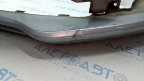 Front bumper bare Ford Fusion mk5 17-18 silver, pressed, crack, sawed, broken fastener