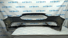 Front bumper bare Ford Fusion mk5 17-18 silver, pressed, crack, sawed, broken fastener