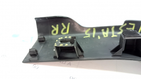 Door sill trim rear right Ford Fiesta 11-19 black, crack in fastening