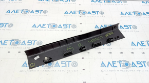 Door sill trim front left Ford Fiesta 11-19 black, worn, broken mount