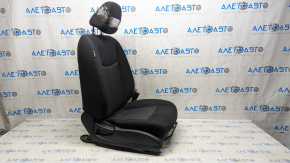 Passenger seat Nissan Leaf 18- without airbag, mechanical, cloth black