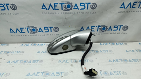 Side mirror right Ford Fusion mk5 13-20 11 pins, turn signal, heated, silver, scratch