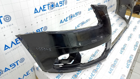 Bare front bumper Audi Q5 8R 13-17 rest, black, for parking sensors, scratches, broken mount, torn